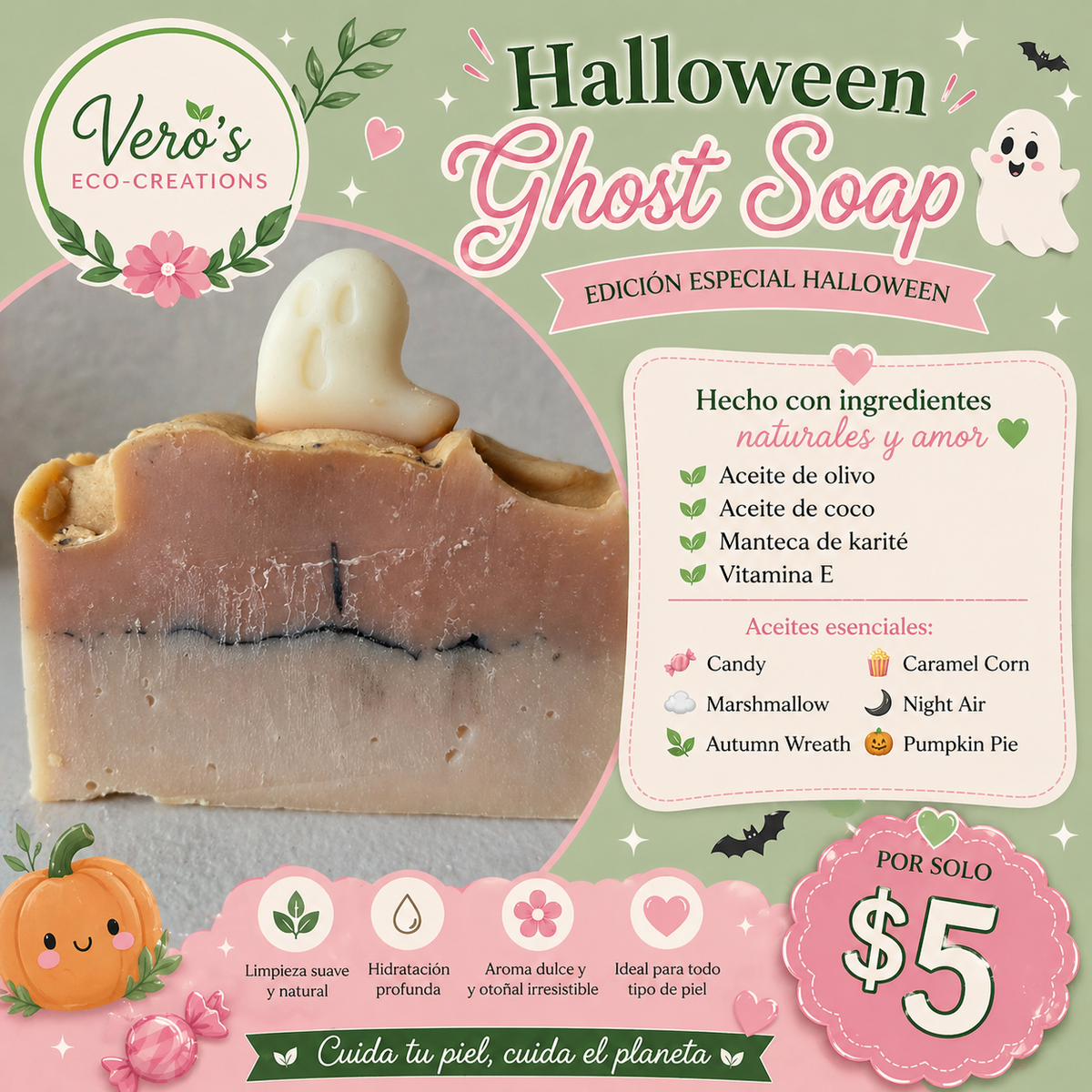 HALLOWEEN GHOST SOAPS
