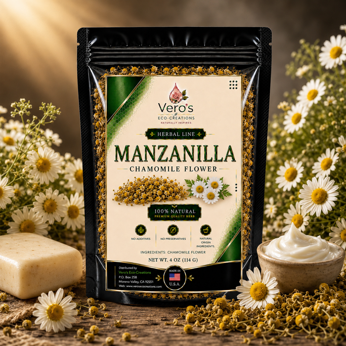 VERO'S HERBAL MANZANILLA DRIED FLOWER 4OZ 114G