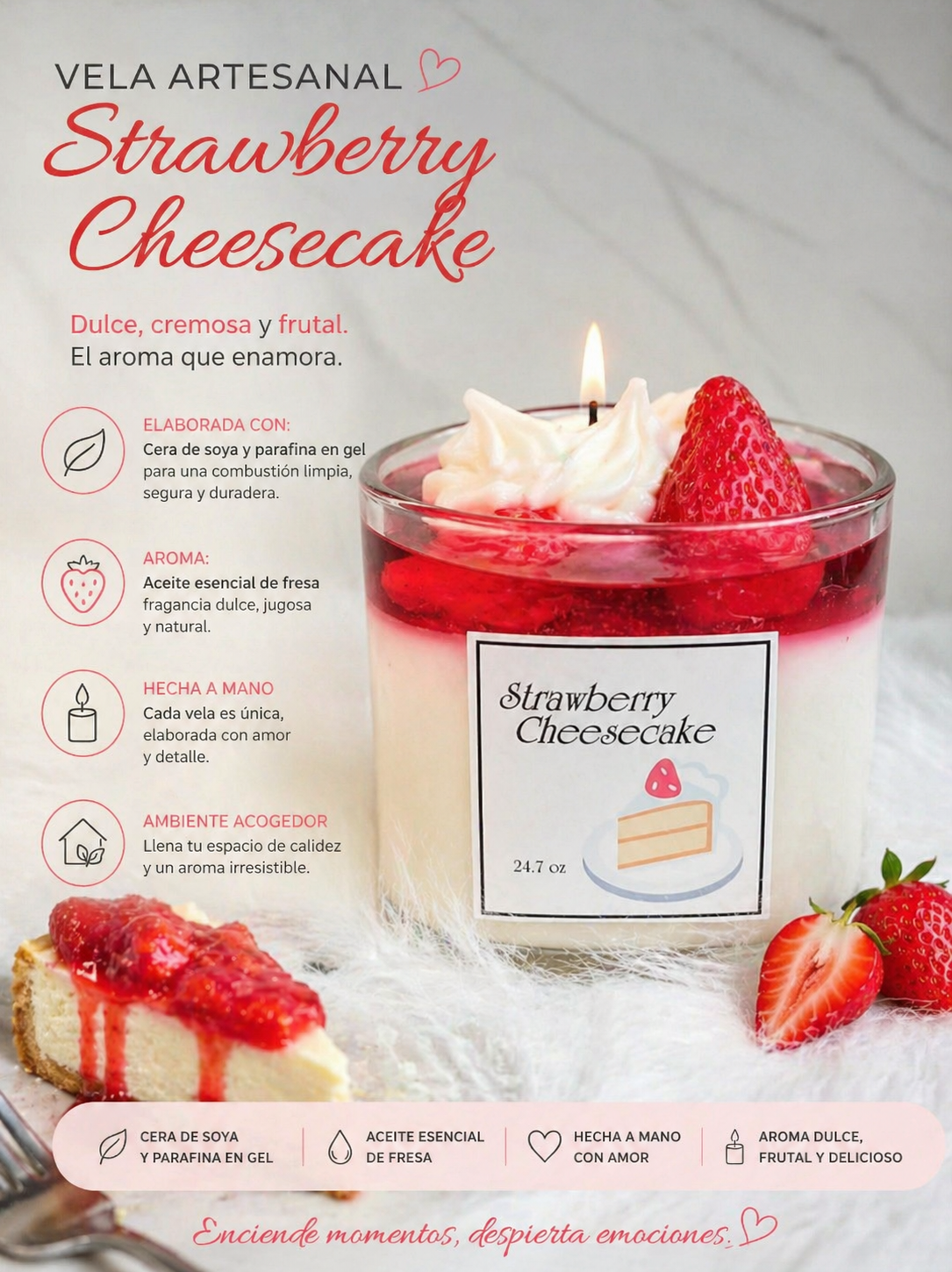 STRAWBERRY CHEESECAKE