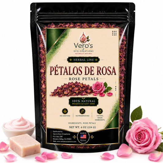 VERO'S HERBAL PETALOS DE ROSA DRIED FLOWER  WHOLESALE  BAG 2LBS