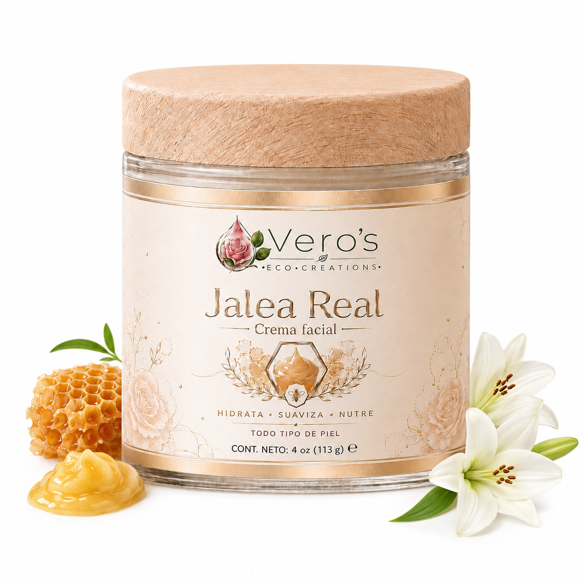 VERO'S JALEA REAL  FACIAL CREAM 4OZ