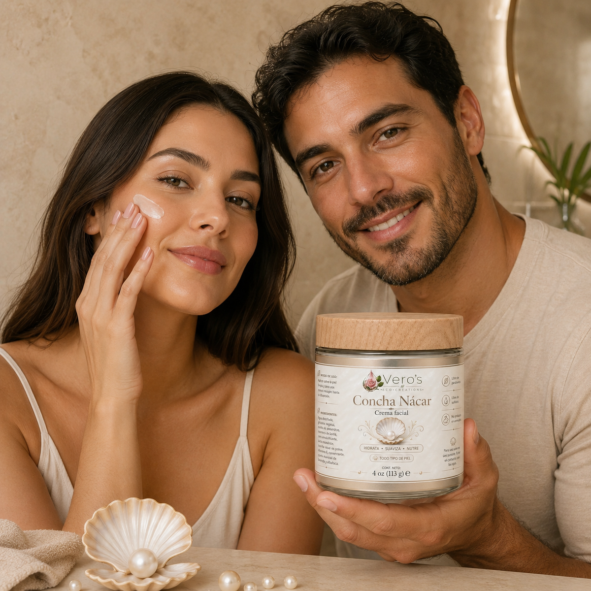 VERO'S CONCHA NACAR  FACIAL CREAM 4OZ