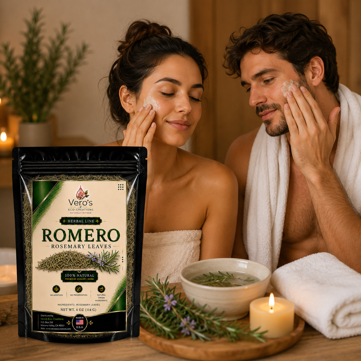 VERO'S HERBAL ROMERO  DRIED  4OZ 114G