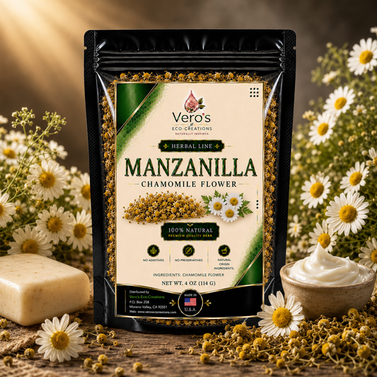 VERO'S HERBAL MANZANILLA  DRIED FLOWER  4OZ 114G